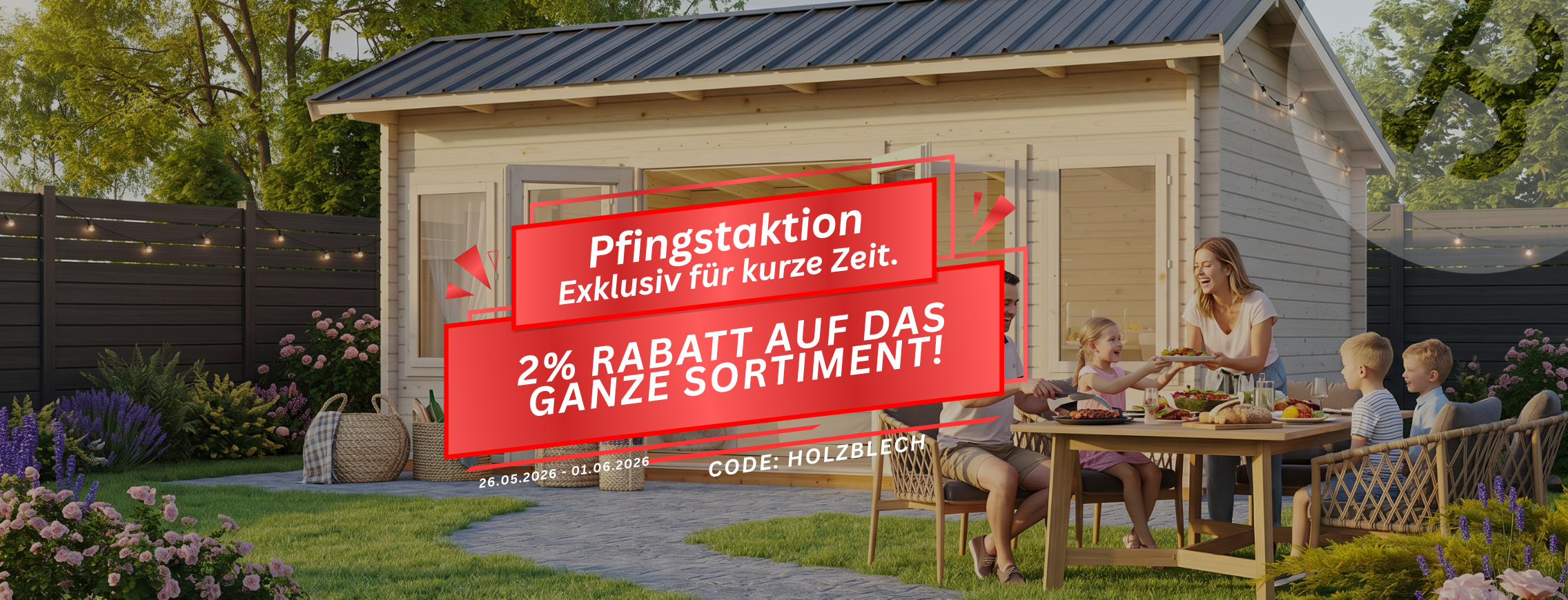 Osteraktion – 2% Rabatt auf das ganze Sortiment