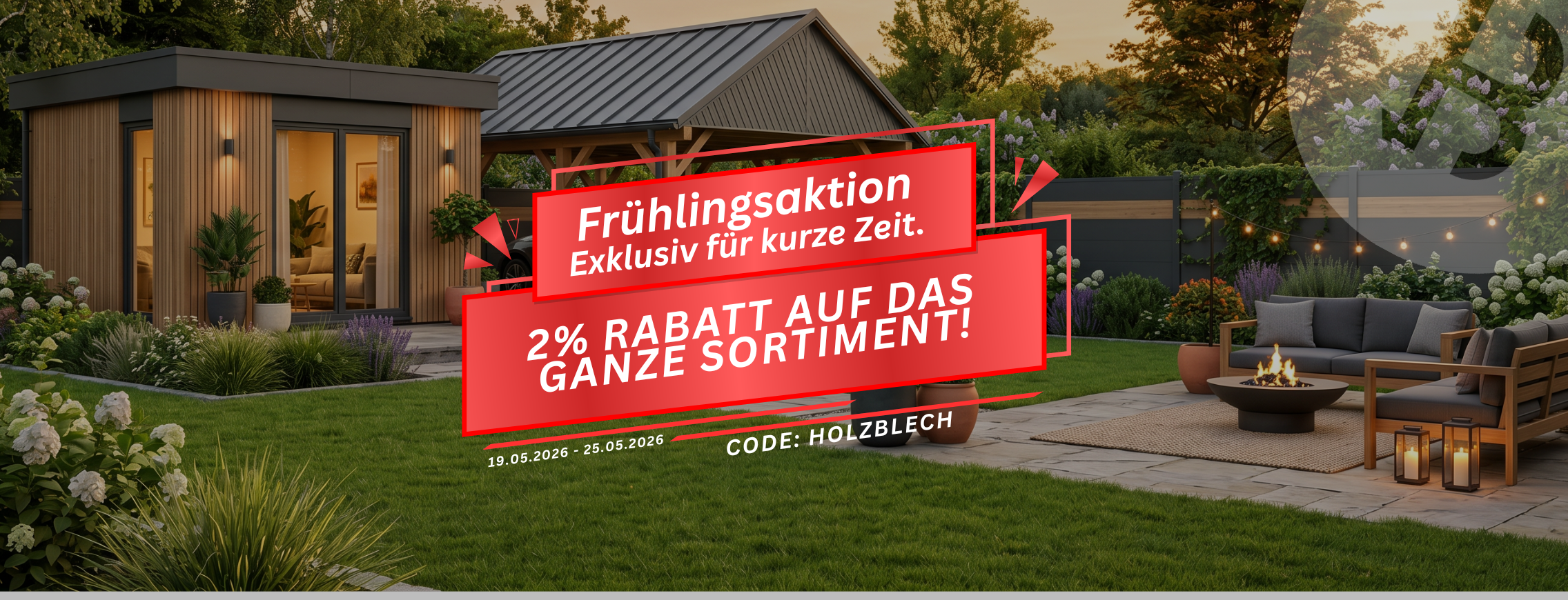 Osteraktion – 2% Rabatt auf das ganze Sortiment