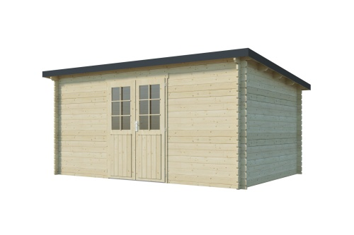 Holz Blech Gartenhaus Evolution 34d 4 5x3 2m Geratehaus Pultdach Metall Xxl Holz Ebay