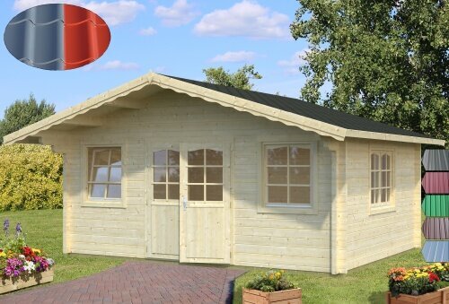 Palmako Gartenhaus Helena 18,6 m² 530x410 cm Gartenhütte ...